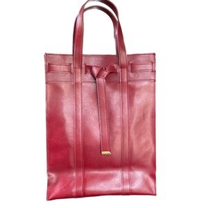 Estee Lauder Burgundy Tall Slim Tote